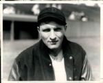 1930-39 Billy Rogell Detroit Tigers "The Sporting News Collection Archives" Original Type 1 8" x 10" Photo (Sporting News Collection Hologram/MEARS Type 1 Photo LOA)
