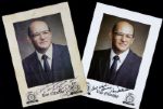 1983 Ray Nitschke Green Bay Packers Signed 5" x 7" Miller Lite All-Stars Photo - Lot of 2 - JSA