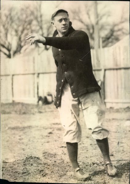 1913-15 Walter Leverenz St. Louis Browns "The Sporting News Collection Archives" Original Type 1 Photo (Sporting News Collection Hologram/MEARS Type 1 Photo LOA)