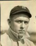 1916-19 George Cunningham Detroit Tigers "The Sporting News Collection Archives" Original Type 1 8" x 10" Photo (Sporting News Collection Hologram/MEARS Type 1 Photo LOA)