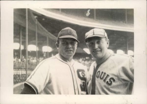 1940 Jimmie Dykes Fred Haney St. Louis Browns "The Sporting News Collection Archives" Original Type 1 Photo (Sporting News Collection Hologram/MEARS Type 1 Photo LOA)
