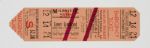 1950s Milwaukee Braves Emergency Ticket