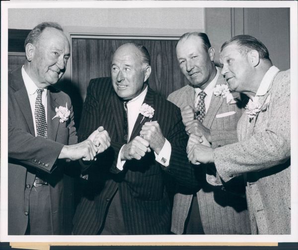 1959 Ty Cobb and Jimmie Foxx Philadelphia As "The Sporting News Collection Archives" Original Type 1 8" x 10" Photo (Sporting News Collection Hologram/MEARS Type 1 Photo LOA)
