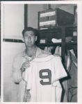 1953-54 Ted Williams Boston Red Sox w/jersey "The Sporting News Collection Archives" Original Type 1 Photos (The Sporting News Collection Hologram/MEARS Type 1 Photo LOA) - Lot of 2