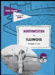 1956 University of Illinois Program Collection Lot of 13 Ray Nitschke Sophomore Season First Season Playing Green Bay Packers Legend