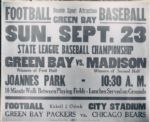 1934 Green Bay Packers vs. Chicago Bears Promotional Photo - The Stiller Company