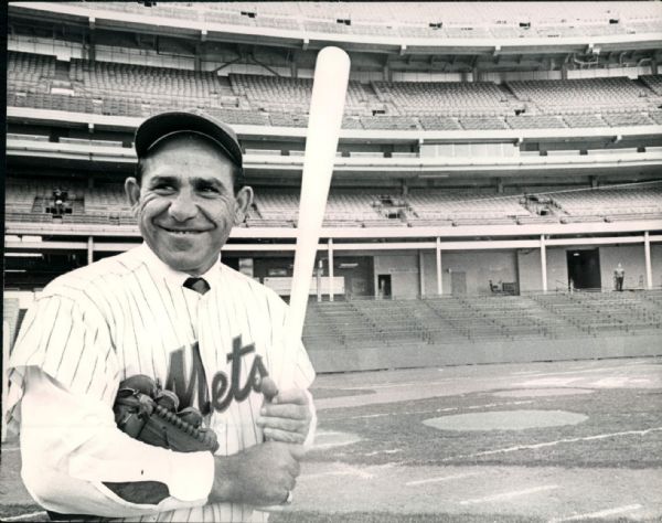 1964 Yogi Berra New Mets "The Sporting News Collection Archives" Original Type 1 8"x10" Photo (Sporting News Collection Hologram/MEARS Type 1 Photo LOA)