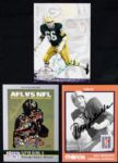 1990-94 Ray Nitschke Green Bay Packers Signed Card - Lot of 3 - JSA