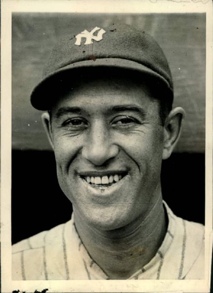 1922-24 Joe Bush New York Yankees "The Sporting News Collection Archives" Original Type 1 Photo (Sporting News Collection Hologram/MEARS Type 1 Photo LOA)