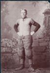 1880s Football Uniform Style 4" x 5 1/2" Photo Chicago Sun Times Archives w/ Hologram