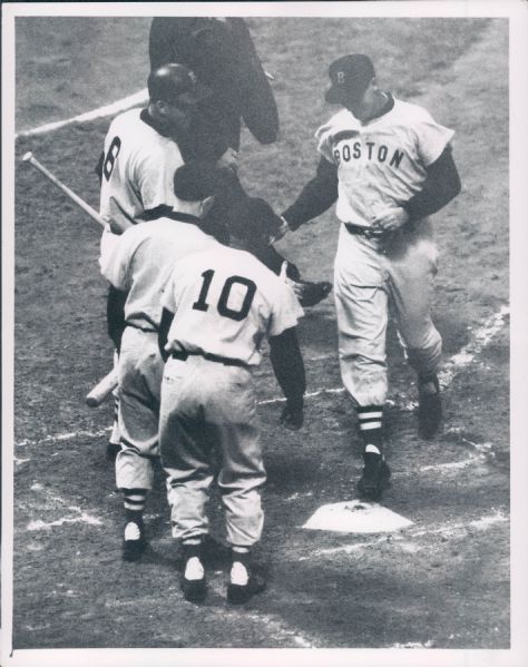 1960 Ted Williams Boston Red Sox 500th Career HR 6-17-60 at Cleveland "TSN Collection Archives" Original Type 1 7" x 9"  Photo (Sporting News Collection Hologram/MEARS Type 1 Photo LOA)