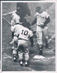 1960 Ted Williams Boston Red Sox 500th Career HR 6-17-60 at Cleveland "TSN Collection Archives" Original Type 1 7" x 9"  Photo (Sporting News Collection Hologram/MEARS Type 1 Photo LOA)