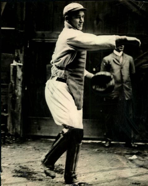 1909-19 Oscar Stanage Detroit Tigers "The Sporting News Collection Archives" Original Type 1 8" x 10" Photo (Sporting News Collection Hologram/MEARS Type 1 Photo LOA)