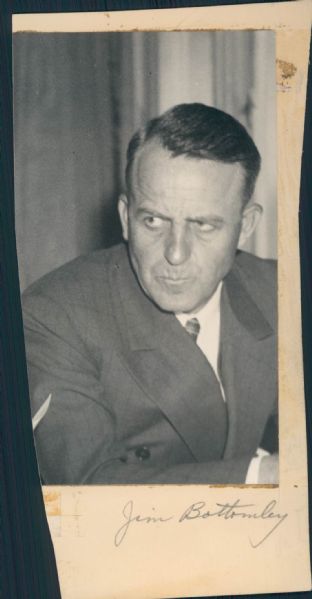  Jim Bottomley St. Louis Cardinals "The Sporting News Collection Archives" Original Type 1 Photos (Sporting News Collection Hologram/MEARS Type 1 Photo LOA) - Lot of 2