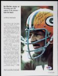 1990s Ray Nitschke Green Bay Packers Signed 8 x 10 Photo - PSA/DNA 