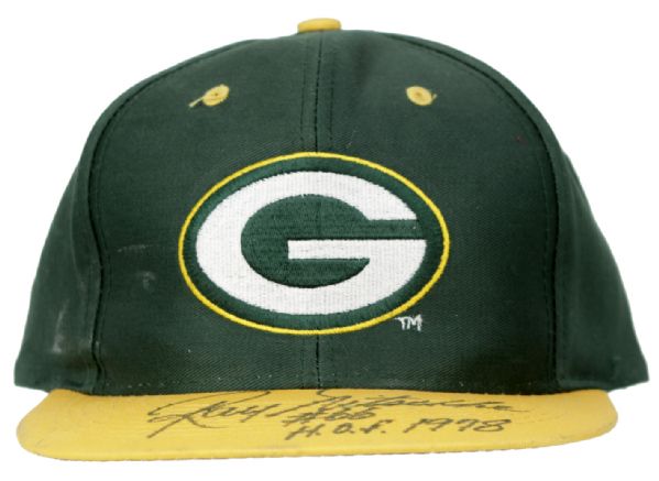 1988-98 Ray Nitschke Green Bay Packers Signed Cap - Lot of 4 JSA