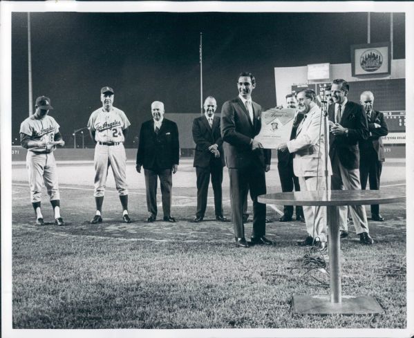 1953-67 Cobb Koufax Rizzuto Musial Mays "The Sporting News Collection Archives" Original Type 1 Photos (Sporting News Collection Hologram/MEARS Type 1 Photo LOA) - Lot of 8
