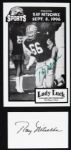 1990s Ray Nitschke Green Bay Packers Signed Photo & Index Card - Lot of 3 - JSA