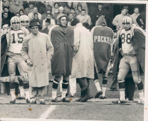 1959-64 Vince Lombardi & Bart Starr Green Bay Packers Type 1 8" x 10" Photo - Vernon J. Biever