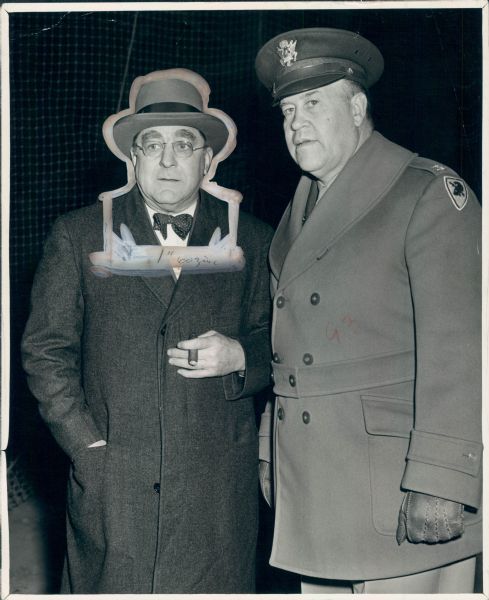 1952 Branch Rickey Brooklyn Dodgers "The Sporting News Collection Archives" Orginal Type 1 8" x 10" Photos (The Sporting News Collection Hologram/MEARS Original Type 1 Photo LOA) - Lot of 4