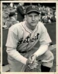 1934-46 Paul Trout Detroit Tigers "The Sporting News Collection Archives" Original Type 1 Photo (Sporting News Collection Hologram/MEARS Type 1 Photo LOA)