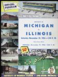 1956 University of Illinois Program Collection - Lot of 10 Ray Nitschke Junior Season Green Bay Packers Legend