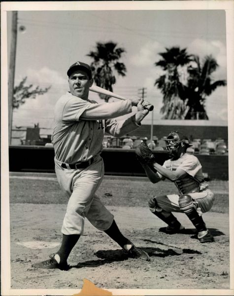 1940s Philadelphia Athletics "The Sporting News Collection Archives" Original Type 1 7" x 9" Photo (Sporting News Collection Hologram/MEARS Type 1 Photo LOA)