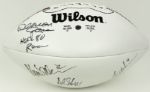 1993-94 NFL Greats Multi Signed Football w/ Marcus Allen Sterling Sharpe Troy Aikman Deacon Jones & Ray Nitschke - JSA