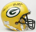 1990s Green Bay Packers Hall of Famers Multi Signed Full Size Helmet w/ Bart Starr Ray Nitschke Paul Hornung Jim Taylor - JSA NFL Collectibles Letter