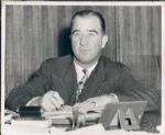 1946 Albert Benjamin Chandler "The Sporting News Collection" Original Type 1 8" x 10" Photos (Sporting News Collection Hologram/MEARS Type 1 Photo LOA) - Lot of 2