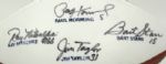 1990s Green Bay Packers Hall of Famers Multi Signed Football Signed by Ray Nitschke Bart Starr Jim Taylor & Paul Hornung - JSA