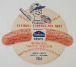 1954 Milwaukee Braves "Plankintons Baseball School For Kids" Promo Piece