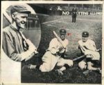 1908 Johnny Evers, Fred Merkle Cubs Giants "The Sporting News Collection Archives" Original Type 1 8" x 10" Photo (Sporting News Collection Hologram/MEARS Type 1 Photo LOA)