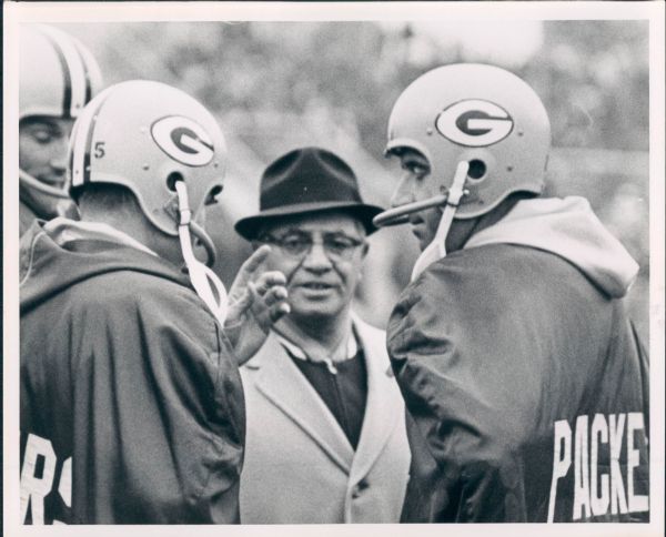 1960s Vince Lombardi Green Bay Packers Original Type 1 8" x 10" Photo 