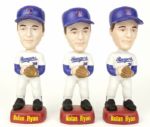 1992 Nolan Ryan Texas Rangers SAM Bobbing Head Doll - Lot of 3