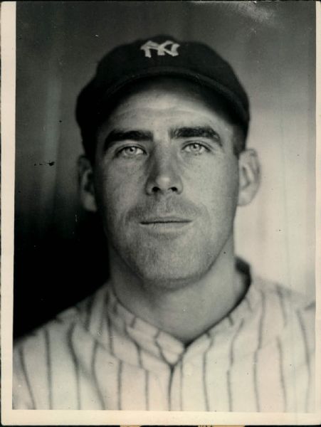 1923-30 circa Benny Bengough New York Yankees "The Sporting News Collection Archives" Original Type 1 6" x 8" Photo (Sporting News Collection Hologram/MEARS Type 1 Photo LOA)