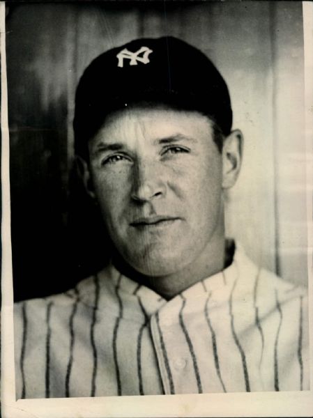 1920-29 Bob Meusel New York Yankees "The Sporting News Collection Archives" Original Type 1 Photo (Sporting News Collection Hologram/MEARS Type 1 Photo LOA)