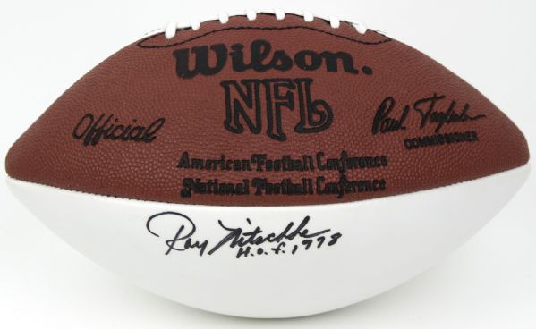 1993-94 NFL Greats Multi Signed Football w/ Marcus Allen Sterling Sharpe Troy Aikman Deacon Jones & Ray Nitschke - JSA