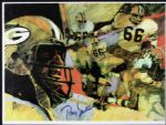 1990s Ray Nitschke Green Bay Packers Signed Photo - Lot of 4 - JSA
