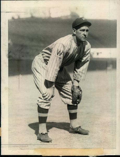 1924 Bucky Harris Washington Senators "The Sporting News Collection Archives" Original Type 1 Photo (Sporting News Collection Hologram/MEARS Type 1 Photo LOA)