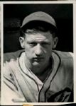 1930-36 circa Lon Warneke Chicago Cubs "The Sporting News Collection Archives" Original Type 1 5" x 7" Photo (Sporting News Collection Hologram/MEARS Type 1 Photo LOA)