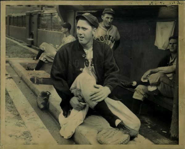 1936 Van Lingle Mungo Brooklyn Dodgers "The Sporting News Collection Archives" Original Type 1 Photo (Sporting News Collection Hologram/MEARS Type 1 Photo LOA)