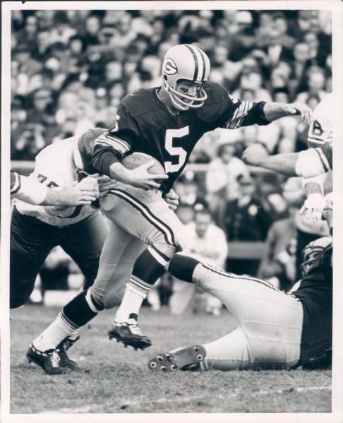 1964 Paul Hornung Green Bay Packers "The Sporting News Collection Archives" Original Type 1 8"x10" Photo (Sporting News Collection Hologram/MEARS Type 1 Photo LOA)