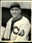 1935 Steve ONeill Cleveland Indians "The Sporting News Collection Archives" Original Type 1 6.5" x 8.5" Photo (Sporting News Collection Hologram/MEARS Type 1 Photo LOA)