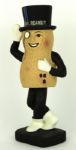 1960s Mr. Peanut Bobbing Head Nodder In Original Box With Ultra Rare Cane in Place
