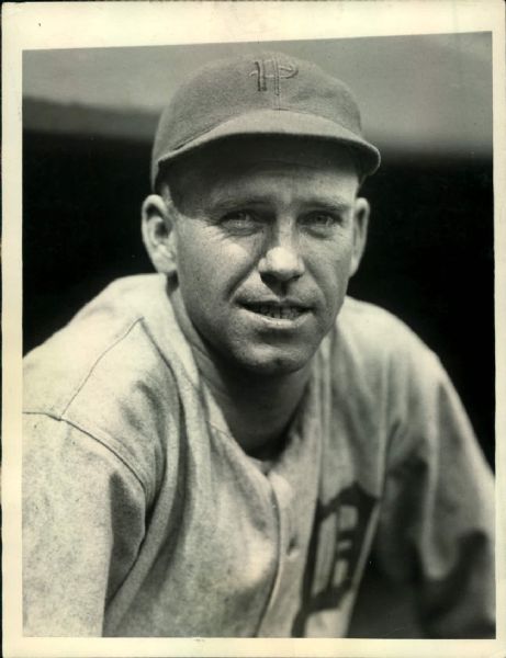 1922 Carson Bigbee Pittsburgh Pirates "The Sporting News Collection Archives" Original Type 1 6.5" x 8.5" Photo (Sporting News Collection Hologram/MEARS Type 1 Photo LOA)