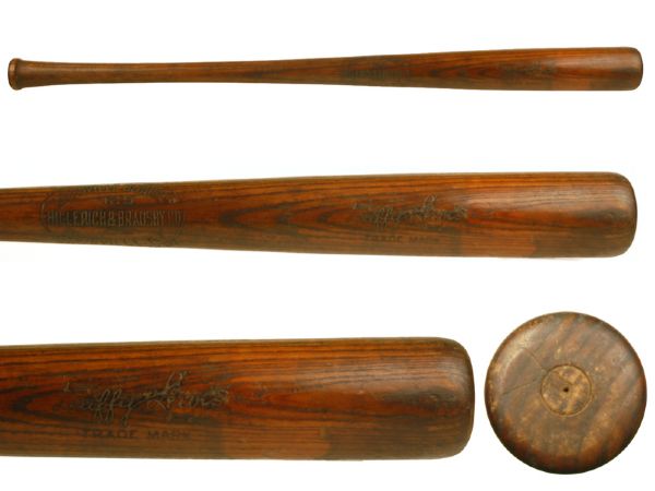 1917-21 Duffy Lewis H&B Louisville Slugger Professional Model Game Used Bat (MEARS A8)