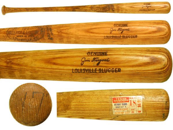 1975 Jim Fregosi Texas Rangers H&B Louisville Slugger Professional Model Game Used Bat (MEARS A9.5)