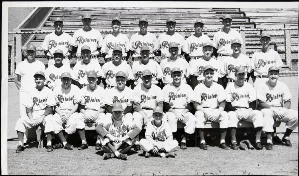 1955 Seattle Rainiers PCL "The Sporting News Collection Archives" Original Type 1 13 1/2: x 8" Choice Jumbo Oversized Photo (TSN Collection Hologram/MEARS Photo LOA) 1:1, Unique