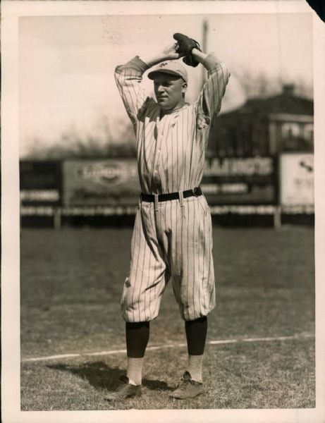 1919-21 circa Rosy Ryan New York Giants "The Sporting News Collection Archives" Original Type 1 6.5" x 8.5" Photo (Sporting News Collection Hologram/MEARS Type 1 Photo LOA)